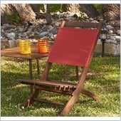 Holly & Martin Wilson Folding Picnic Chair in Dark Brown Wood