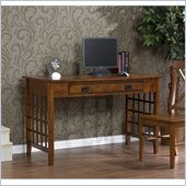 Holly & Martin Wyatt Computer Desk in Brown Mahogany
