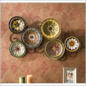 Holly & Martin Zamora Hand Painted and Glazed Wall Art-Scattered