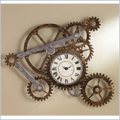 Holly & Martin Zion Hand Painted Wall Art with Clock