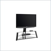 Techlink Pyramid Corner TV Stand in Black