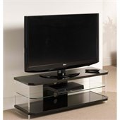 Techlink Air Acrylic and Glass TV Stand in Black