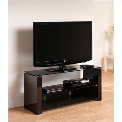 Techlink Bench Three shelf TV stand 1100mm Black