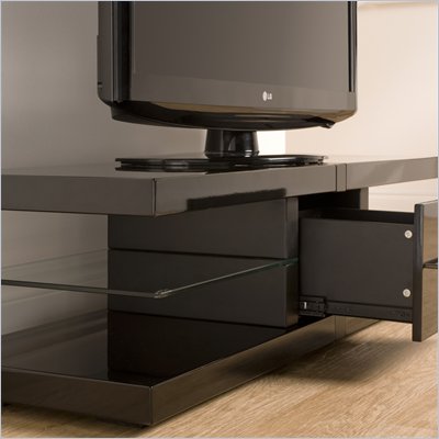 Techlink Echo TV stand  Black with contrasting detailing
