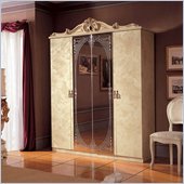 camelgroup Barocco 4 Door Wardrobe in Ivory