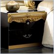 ADD TO YOUR SET: camelgroup Barocco Nightstand in Black w/Gold