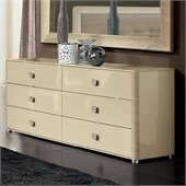 camelgroup LaStar Double Dresser in Ivory