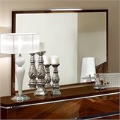 camelgroup Matrix Mirror in Dark Walnut
