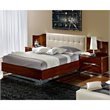 ADD TO YOUR SET: camelgroup Matrix Maxi Quadri Bed with Lights in Dark Walnut