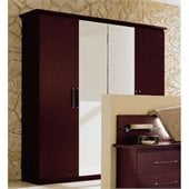 camelgroup Miss Italia 4 Door Wooden Wardrobe in Matte Lacquer