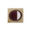 ADD TO YOUR SET: camelgroup Miss Italia Wooden Oval Mirror in Matte Lacquer