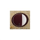 camelgroup Miss Italia Wooden Oval Mirror in Matte Lacquer