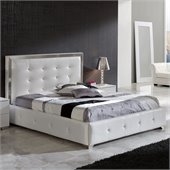 Dupen Coco Queen Size Storage Bed in White