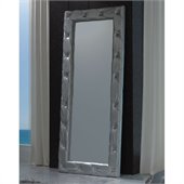 Dupen Lorena Standing Mirror in Silver