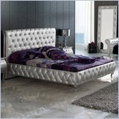Dupen Lorena Bed in Silver