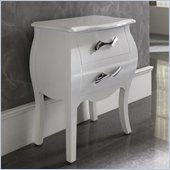 Dupen Nelly Nightstand in White