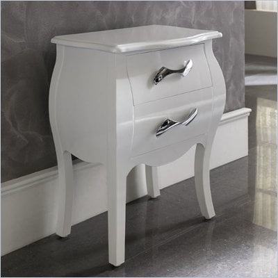 Dupen Nelly Nightstand in White