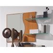 ADD TO YOUR SET: Benicarlo 114 Series Mirror with Glass Shelves in Cherry
