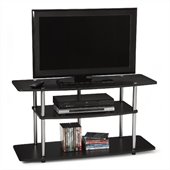 Convenience Concepts Designs2Go™ Wide 3-Tier TV Stand in Black
