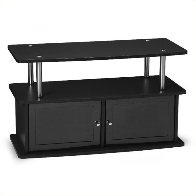  Convenience Concepts Designs2Go™ 36" Black w/2 Cabinets TV Stand