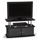 Convenience Concepts Designs2Go™ TV Stand with 2 Cabinets in Black