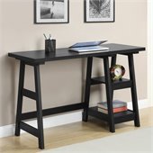 Convenience Concepts Designs2Go™ Trestle Desk in Black