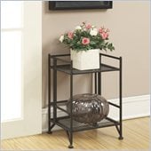 Convenience Concepts XTRA-Storage 2 Tier Folding Shelf in Black