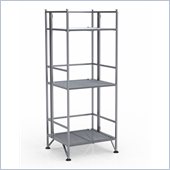 Convenience Concepts XTRA-Storage 3 Tier Folding Shelf in Silver
