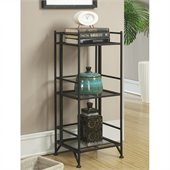 Convenience Concepts XTRA-Storage 3 Tier Folding Shelf in Black
