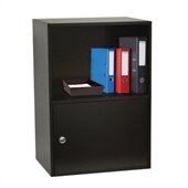 Convenience Concepts XTRA-Storage 1 Door Cabinet in Black