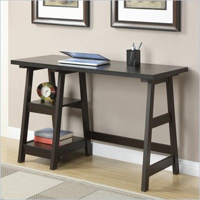 Convenience Concepts Designs2Go™ Trestle Desk in Espresso