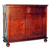 Wayborn Roman Cabinet in Honey Brown