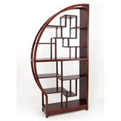 Wayborn Etagere Half Moon in Dark Brown
