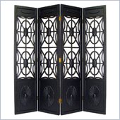 Wayborn Spider Web Room Divider in Black