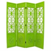 Wayborn Spider Web Room Divider in Green
