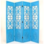 Wayborn Spider Web Room Divider in Teal