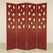 Wayborn Windmill Room Divider in China Red