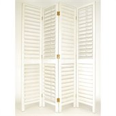 Wayborn Venetian Room Divider in Whitewash