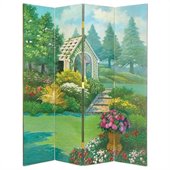 Wayborn Hand Painted The Gazebo Room Divider