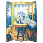 Wayborn Hand Painted The Den Room Divider