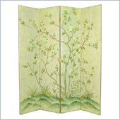 Wayborn Hand Painted Mudan Room Divider