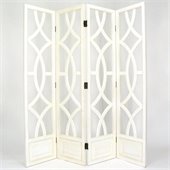 Wayborn Charleston Room Divider in Whitewash