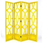 Wayborn Charleston Room Divider in Yellow