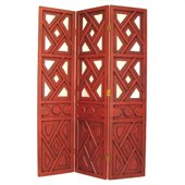 Wayborn Wiindmill Room Divider in China Red