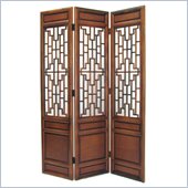 Wayborn Cathay Room Divider in Walnut
