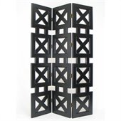 Wayborn Hunter Room Divider in Antique Black
