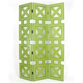Wayborn Hunter Room Divider in Green