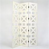 Wayborn Hunter Room Divider in Whitewash