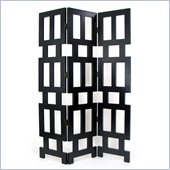 Wayborn Abertson Room Divider in Antique Black
