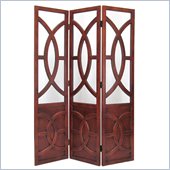 Wayborn Brown Florance Room Divider in Walnut